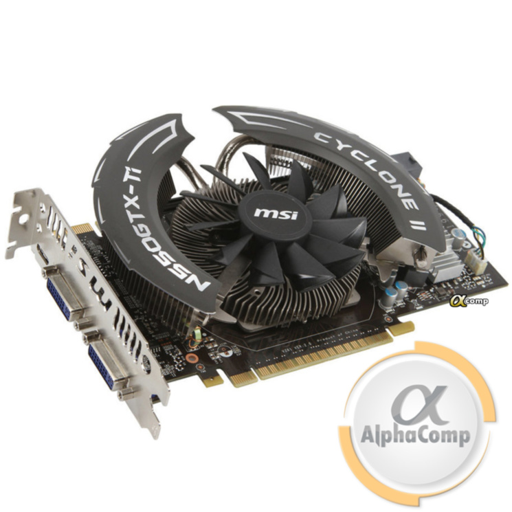 Видеокарта PCI-E NVIDIA MSI GTX550Ti (1Gb/GDDR5/128bit/2*DVI/miniHDMI) БУ