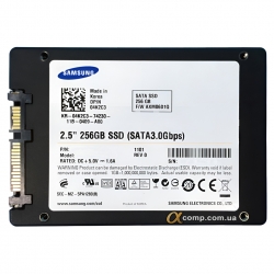 Накопитель SSD 2.5" 256Gb Samsung PM851 (MA-7TE2560) БУ