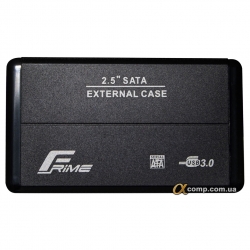 Внешний карман HDD/SSD 2.5" USB 3.0 Frime Metal Black (FHE20.25U30)