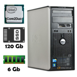 Компьютер Dell 780 (Core2Duo E8200/6Gb/ssd 120Gb) БУ