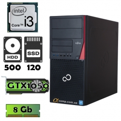 Fujitsu P756 (i3 6100 • GTX1050 • 8Gb • 500Gb • ssd 120Gb) MT