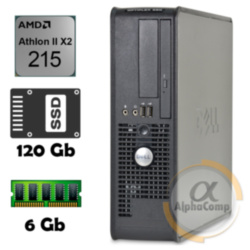 Компьютер Dell 580 (AMD Athlon II X2 215/6Gb/ssd 120Gb) БУ