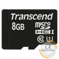 карта памяти microSD 8Gb Transcend class 10 (TS8GUSDC10)