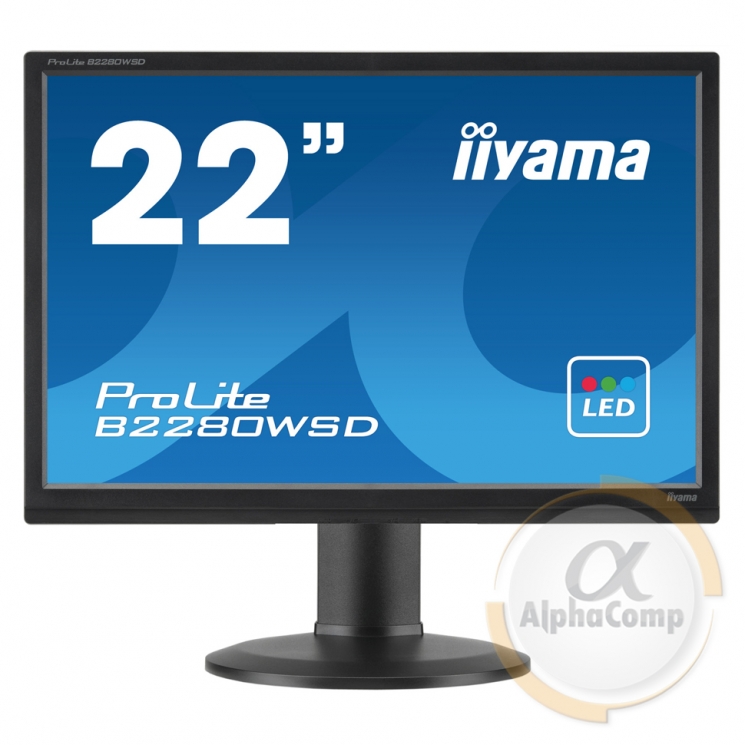 Монитор 22" Iiyama Pro Lite B2280WSD (TN • LED • 16:9 • VGA • DVI • колонки) БУ уценка