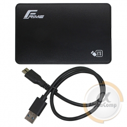Внешний карман HDD•SSD 2.5" USB 3.0 Frime plastic black (FHE10.25U30)