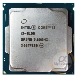 Процесор Intel Core i3 8100 (4×3.60GHz • 6Mb • 1151-v2) БВ