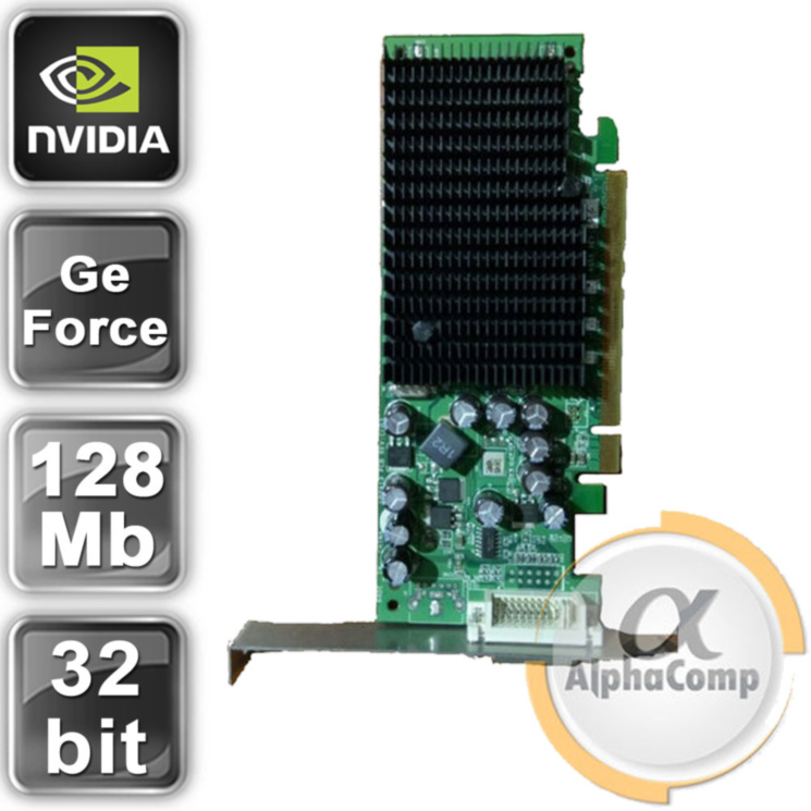 Видеокарта PCI-E NVIDIA GeForce 6200LE (128Mb/DDR/32bit/DVI) БУ