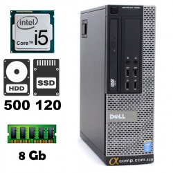 Компьютер Dell OptiPlex 9020 SFF (i5 4430 • 8Gb • ssd 120Gb • hdd 500Gb) БУ