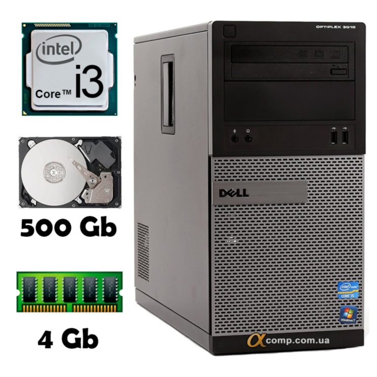 Компьютер Dell 3010 (i3-3210/4Gb/500Gb) БУ