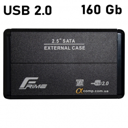Внешний HDD 2.5" Frime 160Gb USB 2.0 (FHE20.25U20) black Ref