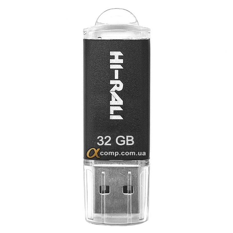 USB Flash 32Gb Hi-Rali Rocket Series Black (HI-32GBVCBK) USB 2.0
