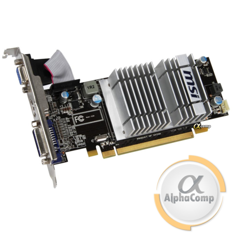 Видеокарта PCI-E ATI MSI HD5450 (1Gb/DDR3/64bit/HDMI/VGA/DVI) БУ