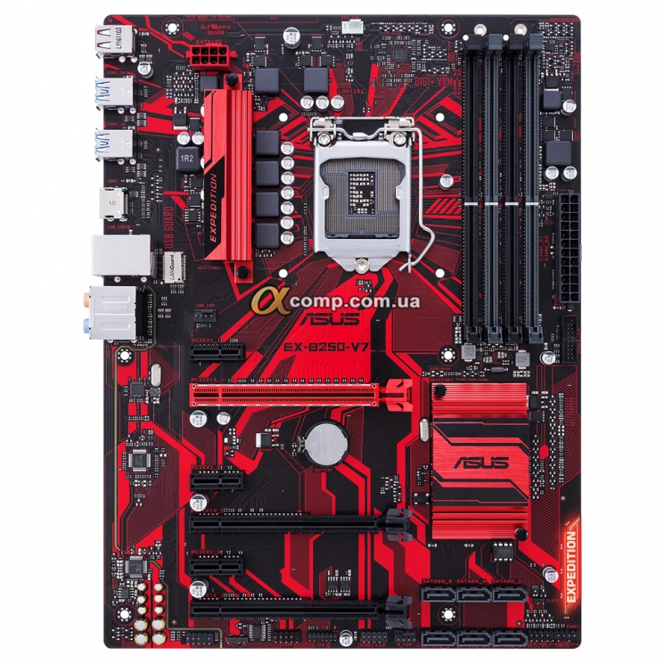 Материнская плата Asus EX-B250-V7 (s1151 • B250 • 4xDDR4) БУ