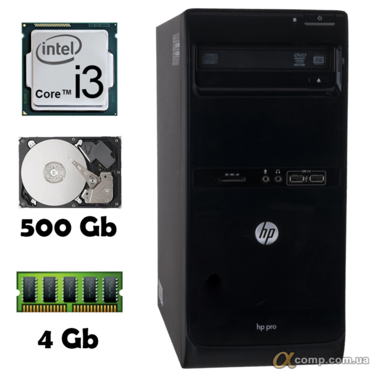 Компьютер HP 3500 (i3-2100/4Gb/500Gb) БУ
