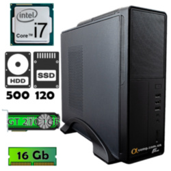 Компьютер AlphaPC P120 (i7-860/16Gb/500Gb/ssd 120Gb/GT 210) desktop renew