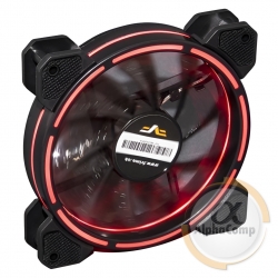 Кулер 120×120 Frime Iris LED Fan Mid Ring Red (FLF-HB120TRR16) 3pin+molex