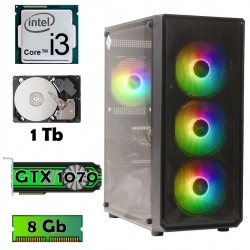 Компьютер AlphaPC P8102 (i3-8100/1070 8Gb/8Gb/1Tb) renew