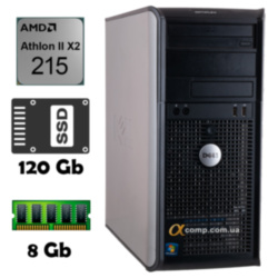 Компьютер Dell 580 (AMD Athlon II X2 215/8Gb/ssd 120Gb) БУ